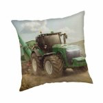 Jerry Fabrics Obliečka na vankúšik Traktor green, 40 x 40 cm