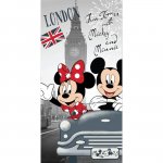 Jerry Fabrics Osuška Mickey and Minnie in London, 70 x 140 cm