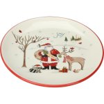 Keramický dezertný tanier Santa, 20 cm