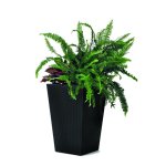 Ketter Obal na kvetináč Rattan Planter antracit, 23,6 l, 44 x 29 cm