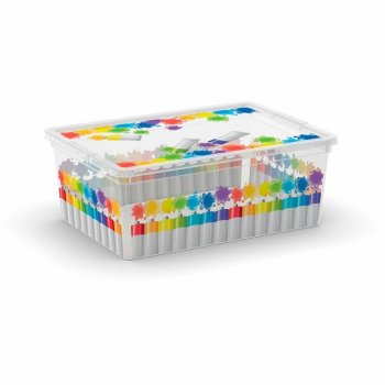 KIS Plastový úložný box C-Box Colours Arty S, 11 L 