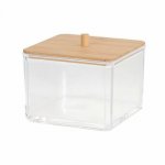 Kozmetický organizér Bamboo Eleganza, 9,5 x 9,5 x 8,5 cm