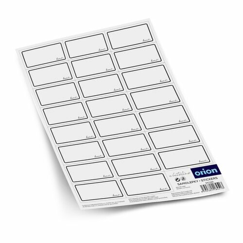 Orion samolepky na koreni ky whiteline obd nik pr zdne 2 x 23 ks