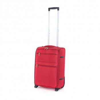 Pretty UP Cestovný textilný kufor TEX15 S, červená