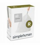 Simplehuman Príslušenstvo - Vrecia do odpadkového koša 10 l, typ R, 60 ks CW0253
