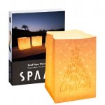 SPAAS Sada 4 ks ohňovzdorných vrecúšok Christmas s čajovou sviečkou Maxi 