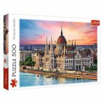 TREFL Budova parlamentu Budapešť 500 dílků puzzle