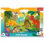 Trefl Dinosauři 15 dielov puzzle