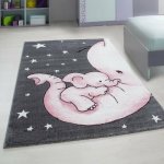 Vopi Kusový detský koberec Kids 560 pink, 120 x 170 cm