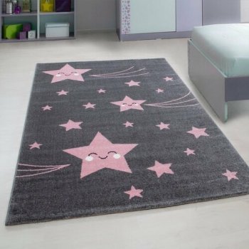 Vopi Kusový detský koberec Kids 610 pink