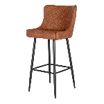 Sconto Barová stolička DOLES 2 hnedá/čierna
