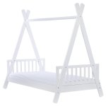 Sconto Domčeková posteľ TIPI BAMBINI biela, 80x160 cm