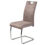 Sconto Jedálenská stolička FLORA II S sivá