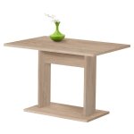 Sconto Jedálenský stôl BANDOL 1 antracitová/staré drevo