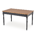 Sconto Jedálenský stôl RANGU dub artisan/čierna
