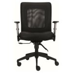 Sconto Kancelárska stolička JOHN čierna/červená