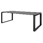 Sconto Záhradný stôl DINVIR sivá/čierna