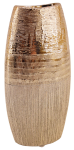 Dekoratívna váza trblietavá šampanská, 25 cm