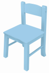 Detská stolička (sada 2 ks) Pantone, modrá