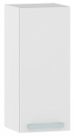 Horná kuchynská skrinka One EH30, pravá, biely lesk, šírka 30 cm