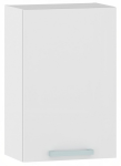 Horná kuchynská skrinka One EH45, pravá, biely lesk, šírka 45 cm