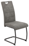 Jedálenská stolička Flora 4, šedá vintage látka