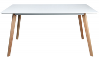 Jedálenský stôl Larsson 150x90 cm, biely