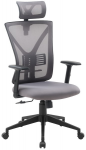 Kancelárska stolička Image, šedá látka