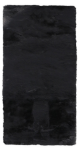 Koberec Laza 80x150 cm, umelá kožušina, antracitový