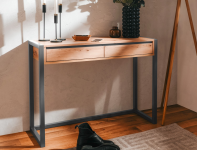 Konzolový stolík so zásuvkami Denver, dub artisan/antracit