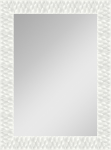 Nástenné zrkadlo Bianca 55x80 cm, biele