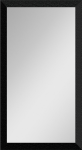 Nástenné zrkadlo Glamour 40x80 cm, čierna štruktúra