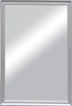 Nástenné zrkadlo Paulina 50x70 cm, strieborné