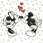 Obraz na stenu Disney Mickey a Minnie Mouse