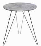 Odkládací stolík Hamilton, šedý beton