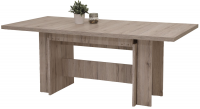 Rozkladací jedálenský stôl (5 šírok) Lia 160x90 cm, pieskový dub