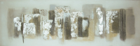 Ručne maľovaný obraz Abstrakce II 150x50 cm, 3D struktúra
