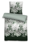 Thermo fleece obliečky Florentina 140x200 cm, zelené kvety