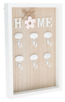 Věšiak na kľúče Home, drevený