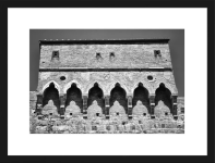 Zarámovaný  obraz Porta San Giovanni, čiernobiely