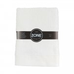 Antracitovosivý uterák zo 100% bavlny na tvár Zone Classic, 30 × 30 cm