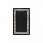 Béžovo-čierny obojstranný koberec Justed, 120 × 180 cm