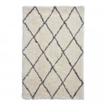 Béžovo-krémový ručne tuftovaný koberec Think Rugs Morocco Beige & Cream, 150 × 230 cm