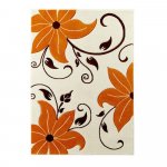 Béžovo-oranžový koberec Think Rugs Verona, 60 × 120 cm