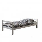 Biela detská posteľ Vipack Pino, 90 × 200 cm