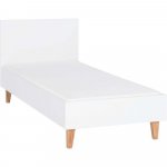 Biela jednolôžková posteľ Vox Concept, 120 × 200 cm