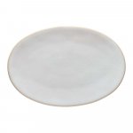 Biely kameninový tanier Costa Nova Roda, 22 x 12,7 cm