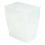 Biely odpadkový kôš iDesign Mono, 15,6 l