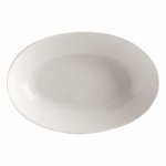 Biely porcelánový hlboký tanier Maxwell & Williams Basic, 20 x 14 cm