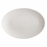 Biely porcelánový tanier Maxwell & Williams Basic, 25 x 16 cm